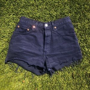 Navy Vintage Levi’s Shorts